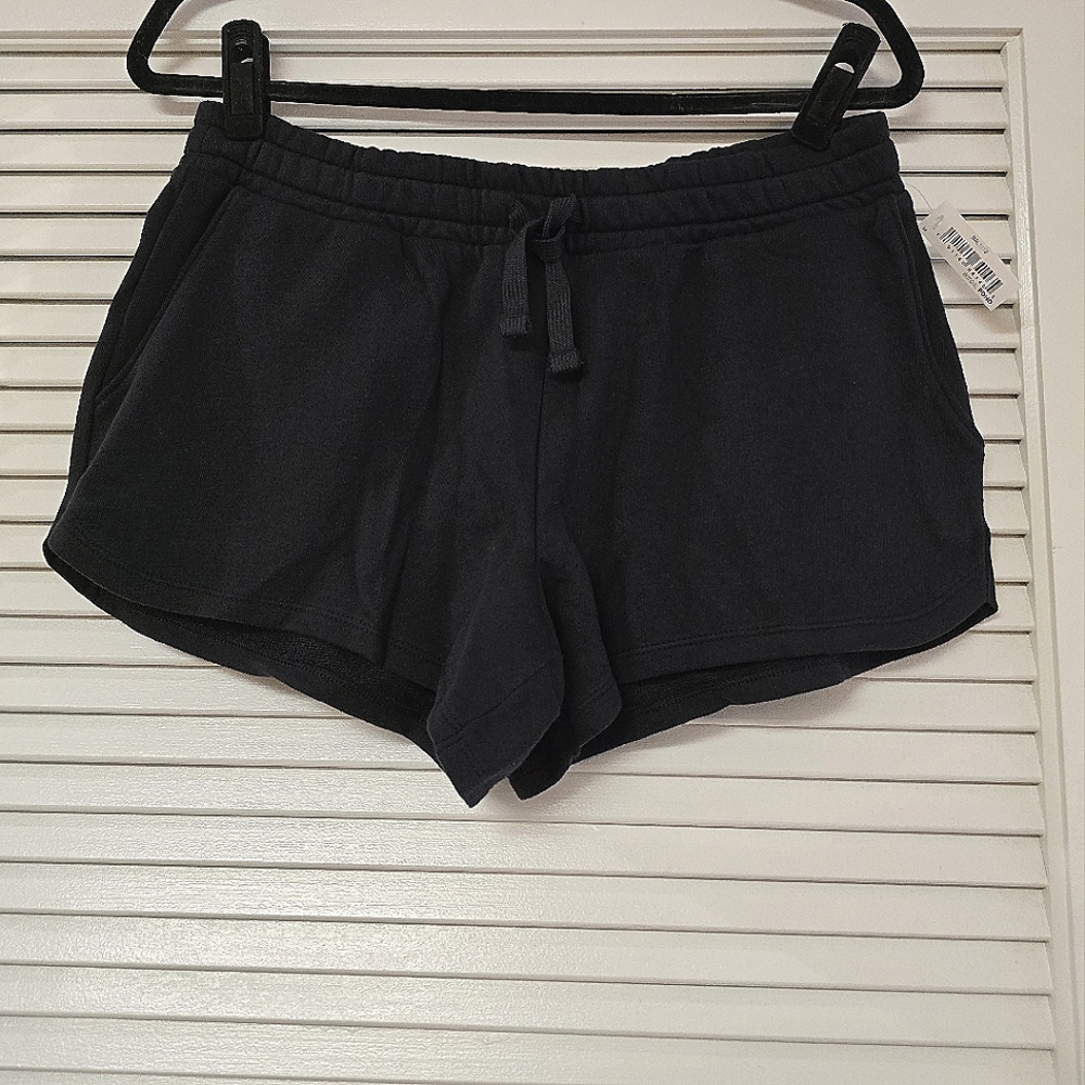 Aurique - (NWT) Black Loungewear Athletic Activewear Shorts With Pockets